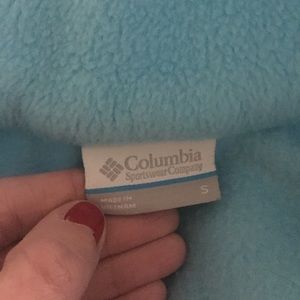 Columbia Jackets & Coats - Columbia turquoise fleece Columbia Jackets & Coats - Columbia turquoise fleece